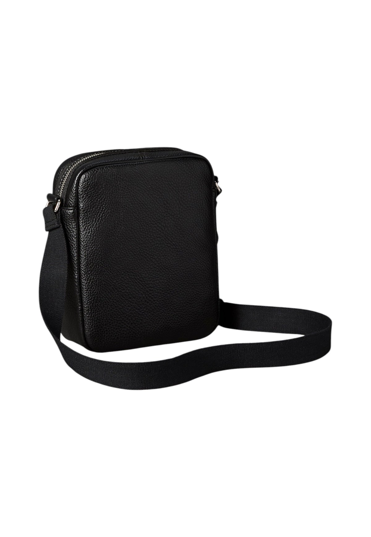 Borsa A Tracolla Uomo Calvin klein Ecopelle Martellata, Tracolla Regolabile, Chiusura Con Zip, Tasca Frontale Con Zip Verticale, Dettaglio Monogram CK, Logo Calvin Klein, Finiture Metalliche Bold Pebble LV04D3623G