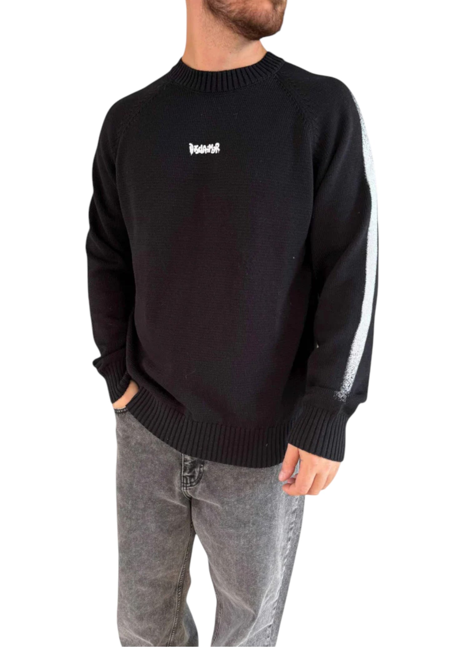 Felpa A Girocollo Uomo Disclaimer   25IDS55131