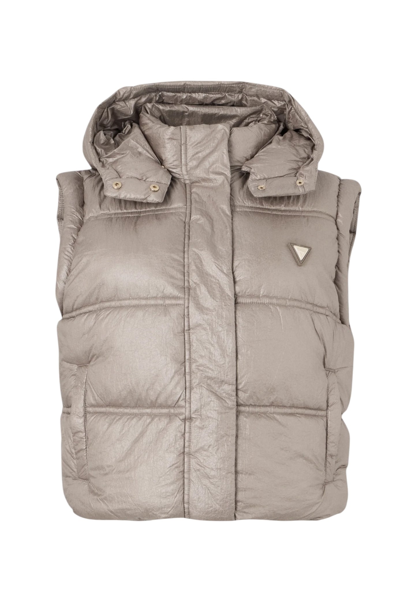 Gilet Con Cappuccio Donna Guess Crop Ernestine W5YL11WHDO2