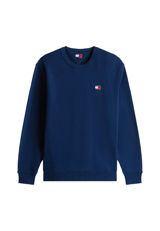 Felpa A Girocollo Uomo Tommy Jeans  Tjm Regular Badge DM0DM20660