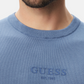 Maglione A Girocollo Uomo Guess Logo Stampato Mason M6YR12Z0917
