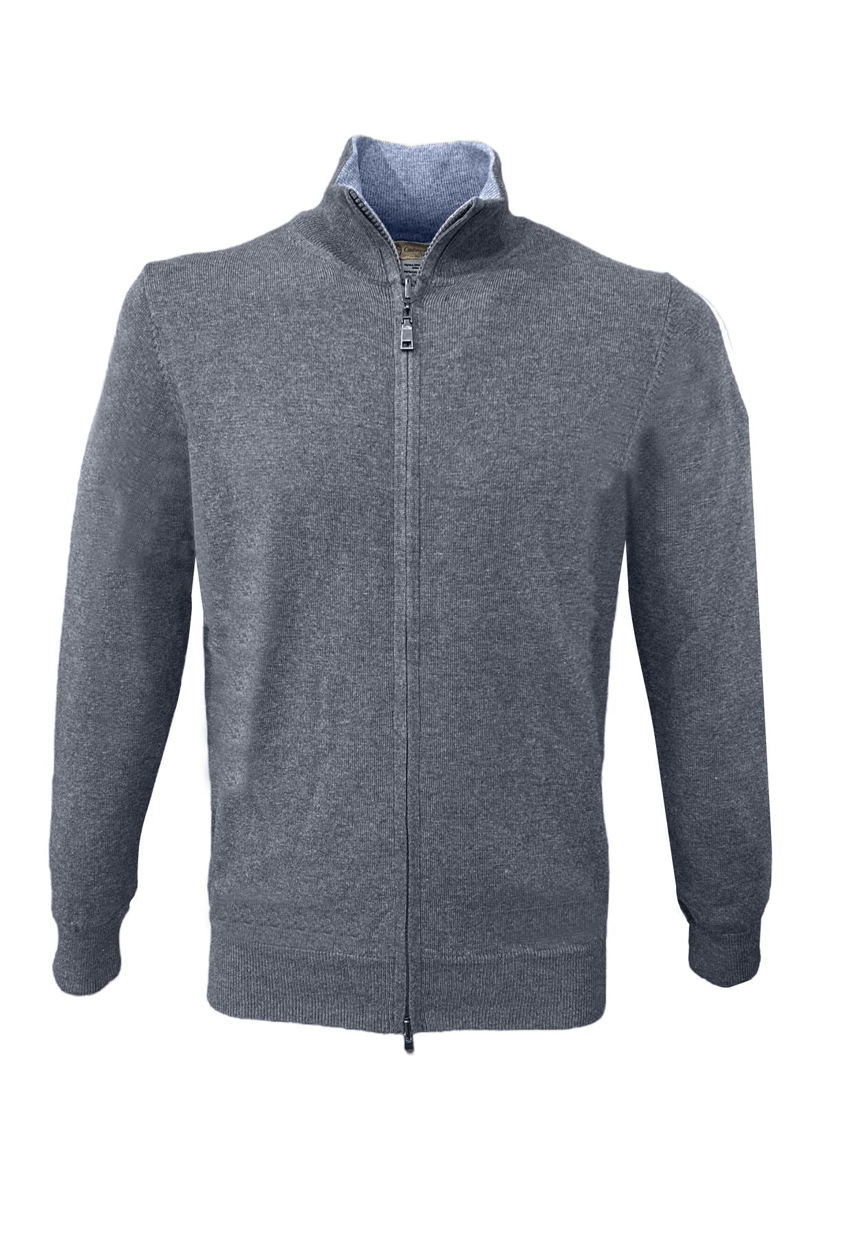 Maglione Con Zip Uomo Cashmere Company Reversibile F.12 IU204406