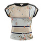 T-Shirt Manica Corta Donna Liu Jo Blooming Foulard  WA6437J6308