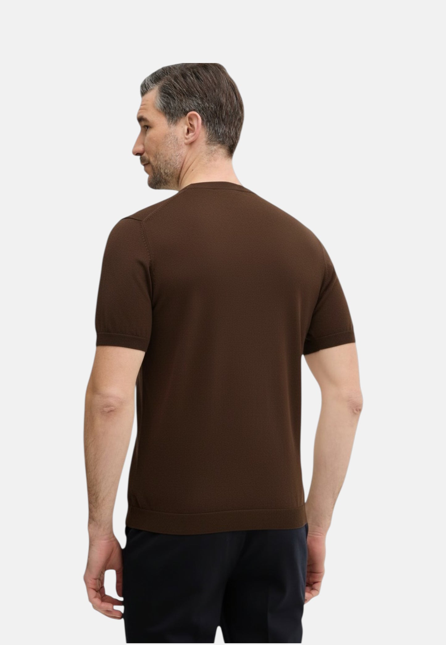 Maglia A Girocollo Uomo Aeronautica Militare Manica Corta In Lino  261MA1624UL00935