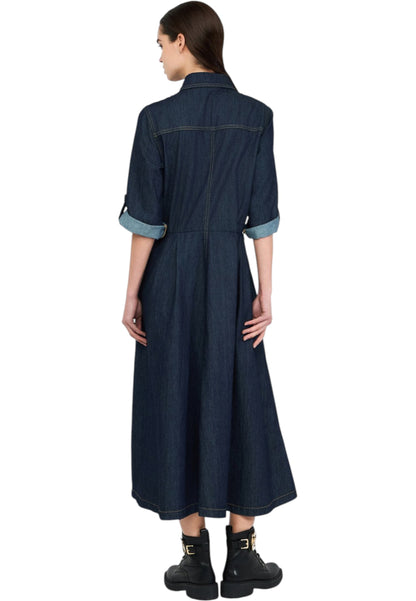 Vestito Midi Donna Liu Jo Chemiser In Denim  UF5148D0268
