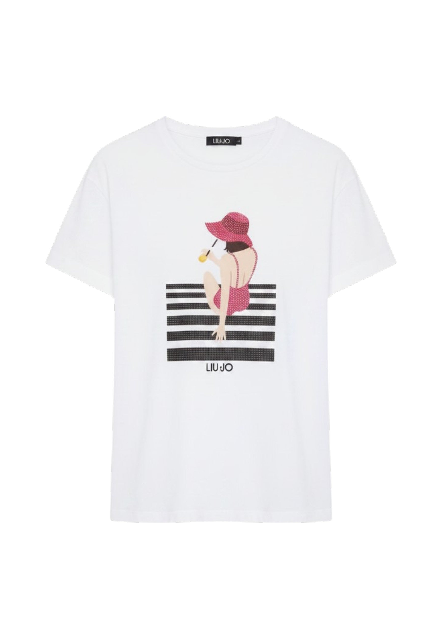 T-Shirt Manica Corta Donna Liu Jo Woman Eco Line VA6170JS003