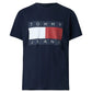 T-Shirt Manica Corta Uomo Tommy Jeans  Tjm Reg Big Flag S DM0DM22645