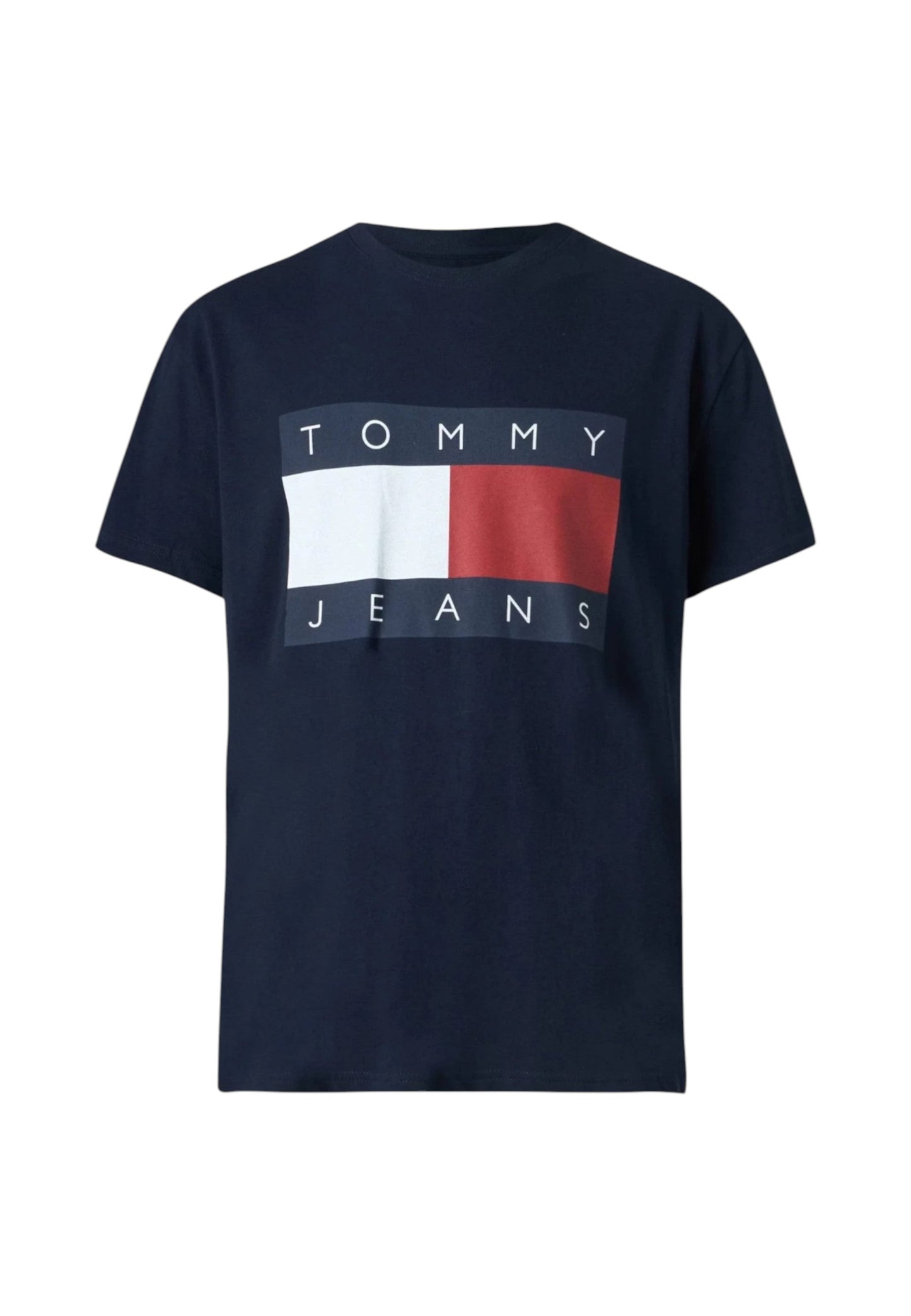 T-Shirt Manica Corta Uomo Tommy Jeans  Tjm Reg Big Flag S DM0DM22645
