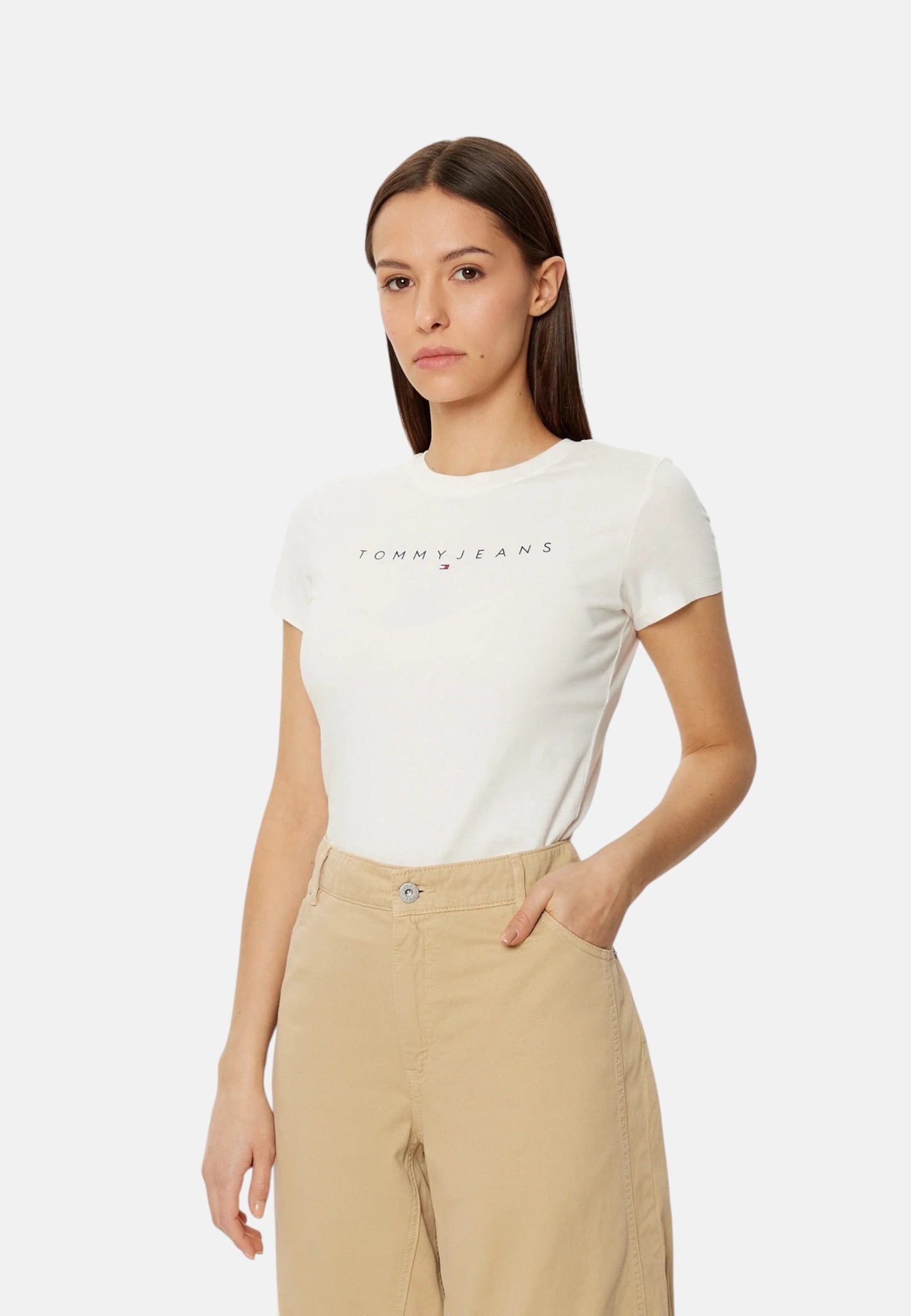 T-Shirt Manica Corta Donna Tommy Jeans   DW0DW18398