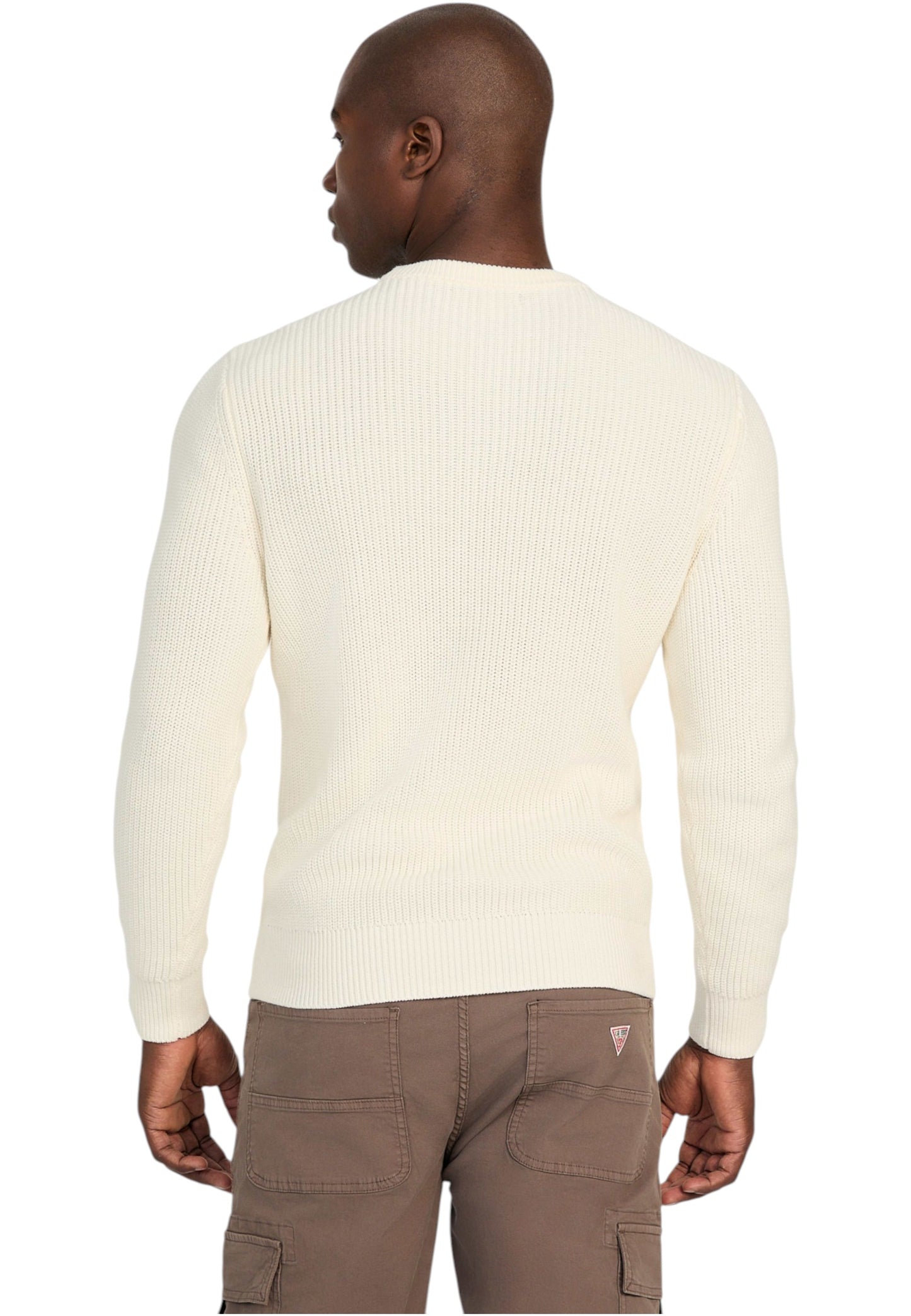 Maglia A Girocollo Uomo Guess A Coste Washed Herbie M5YR05Z3OD0