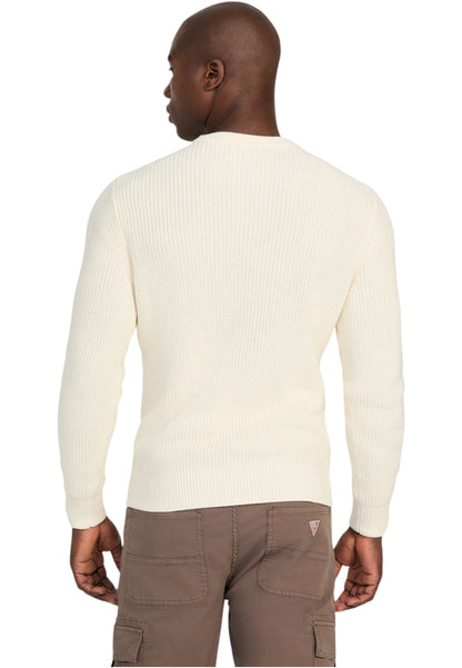 Maglia A Girocollo Uomo Guess A Coste Washed Herbie M5YR05Z3OD0