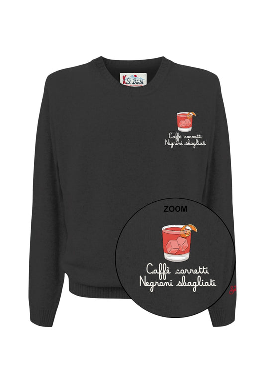 Maglione A Girocollo Uomo Mc2 Saint Barth Negroni Sbagliati Heron Light Embry HER0024