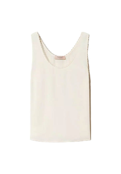 Canotta  Donna Twinset  In Crepe De Chine 231TP2453