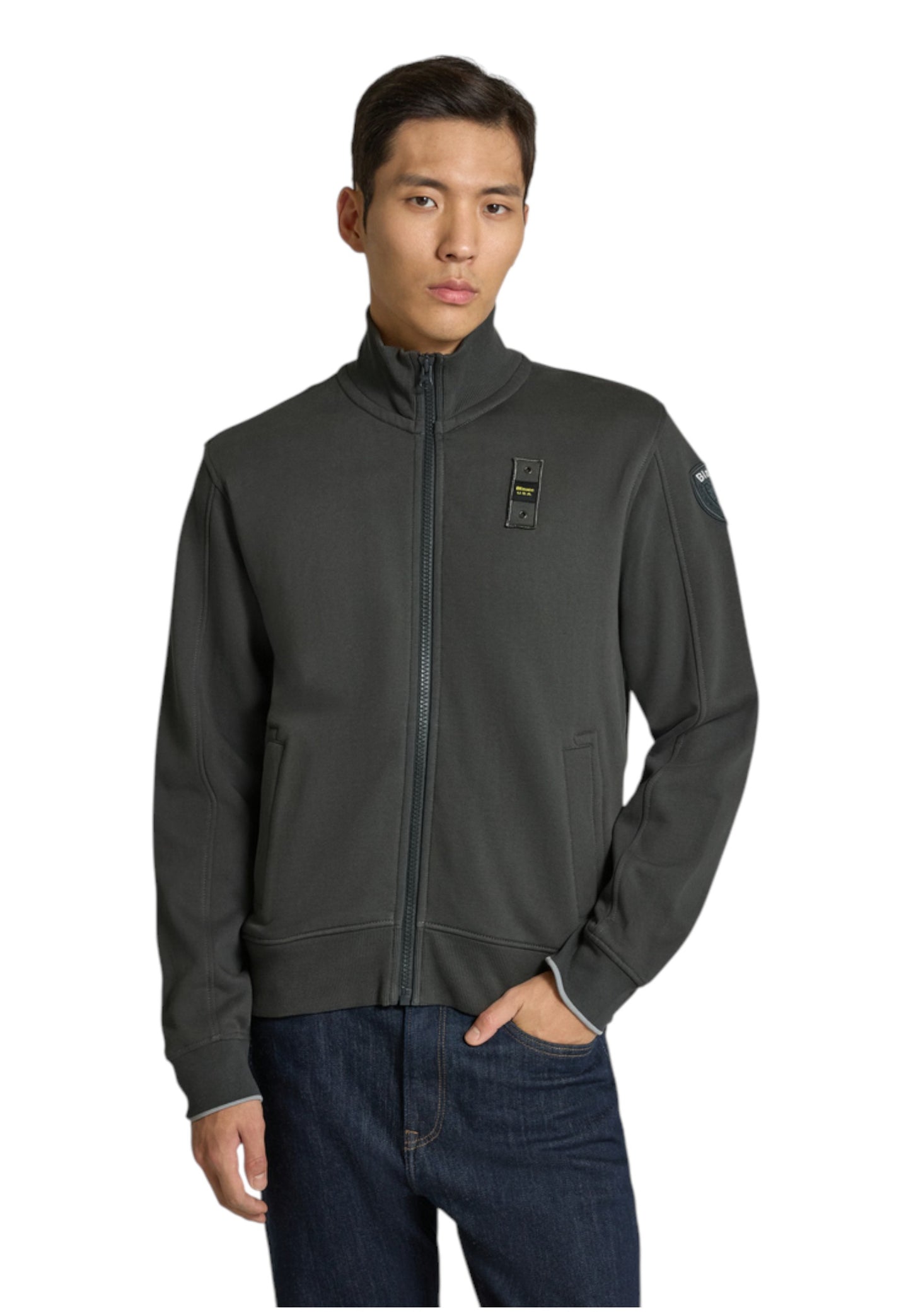 Felpa A Girocollo Uomo Blauer  City 25WBLUF01183