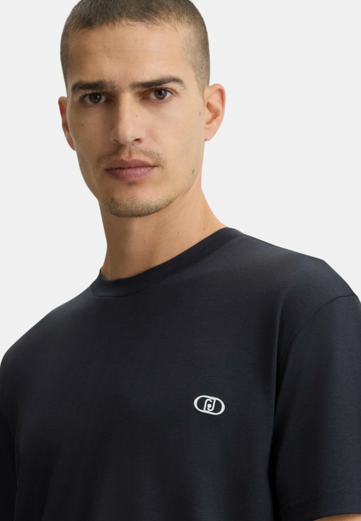 T-Shirt Manica Corta Uomo Liu Jo In Lyocell  QXX115J4805