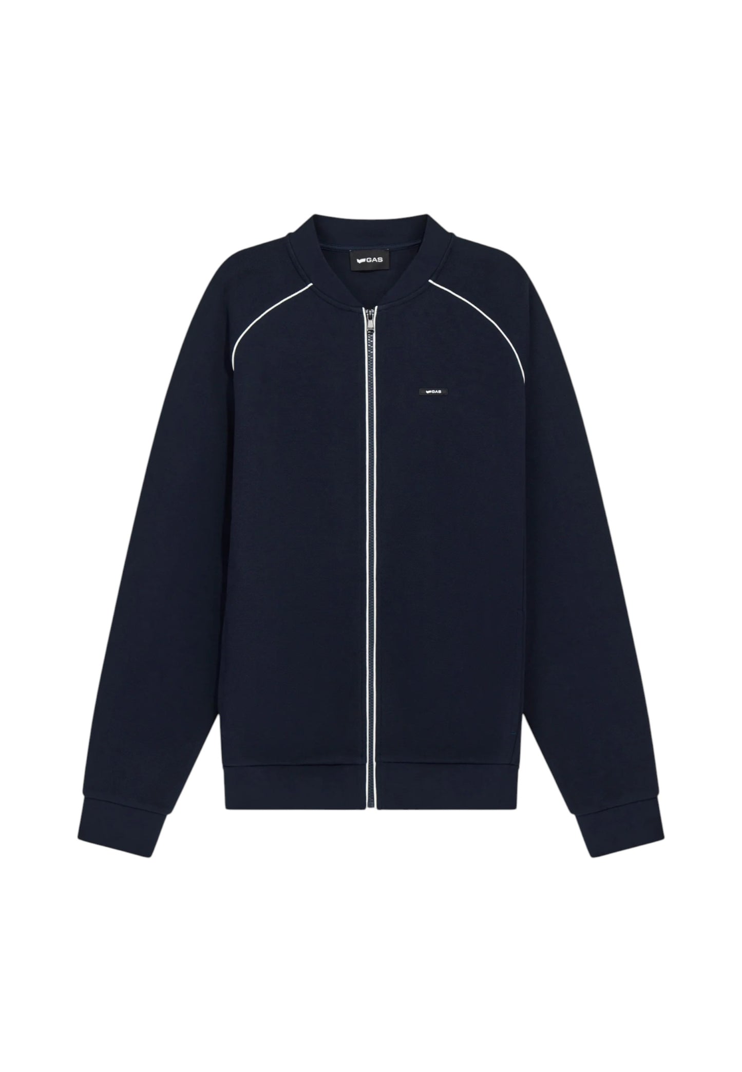 Felpa Con Zip Uomo Gas  Lustig Pk Raglan 552635183878