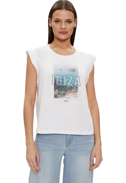 T-Shirt Senza Maniche Donna Liu Jo   MA4332J5003