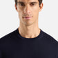 Maglione A Girocollo Uomo Harmont & Blaine Pura lana merino, Regular Fit, Finiture a costine, Made in Italy, Logo Harmont & Blaine  HRR001030478