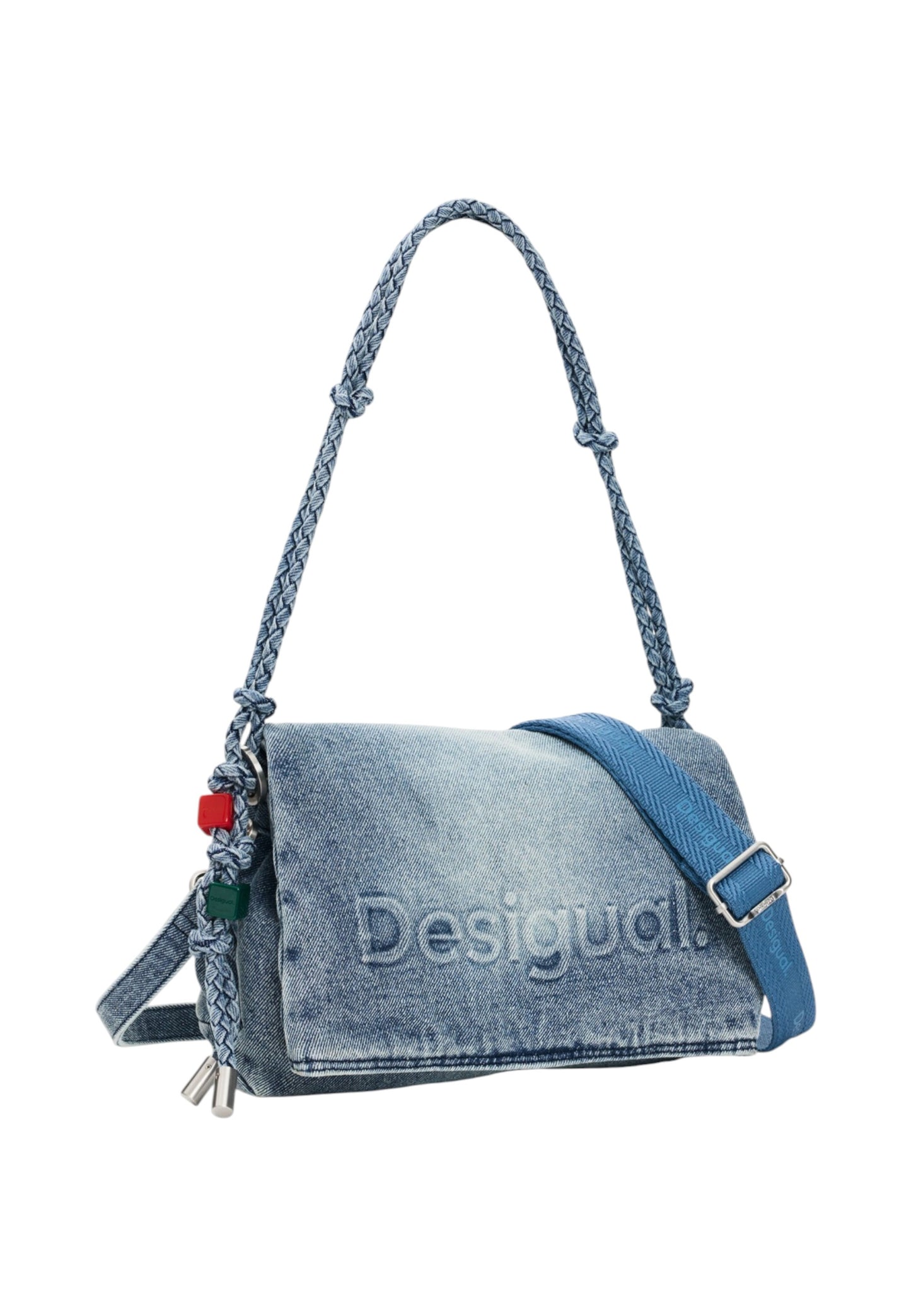 Borsa A Spalla Donna Desigual  Half Logo Denim Venecia 4.0 26SAXD28