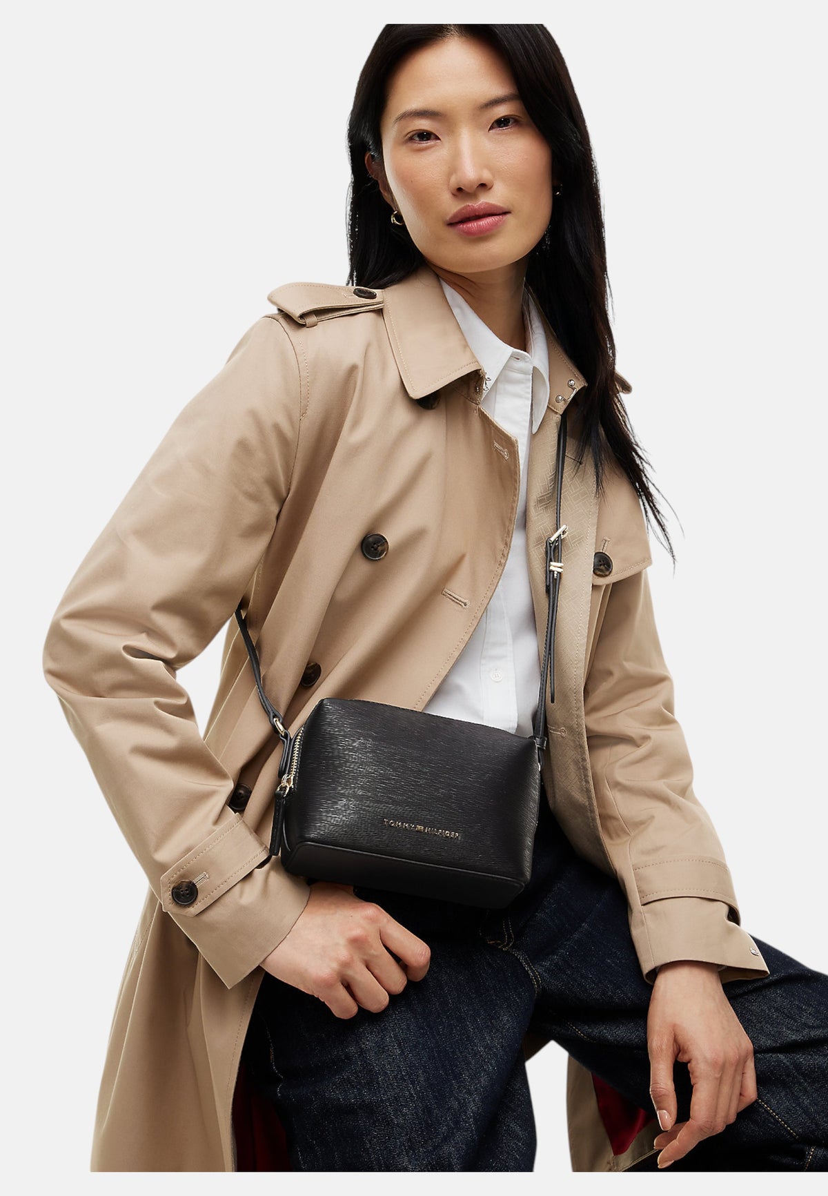 Borsa A Spalla Donna Tommy Hilfiger Camera Bag Th Modern AW0AW19036
