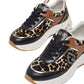 Sneakers Basse Donna Liu Jo In Pelle Con Inserti Animalier E Platform Stardust 01 BF6029TX549