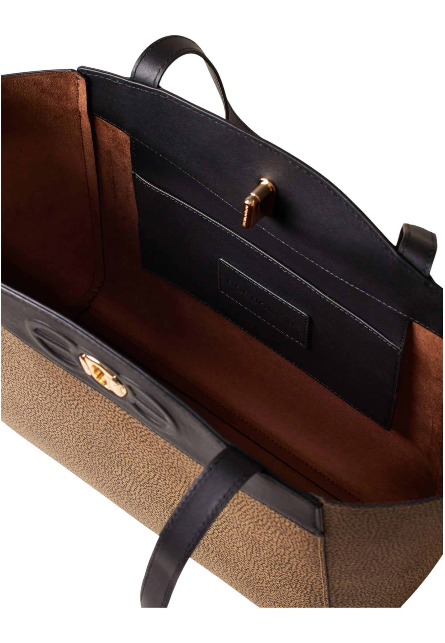 Borsa A Spalla Donna Borbonese Shopping Medium Moonlight 910101380098