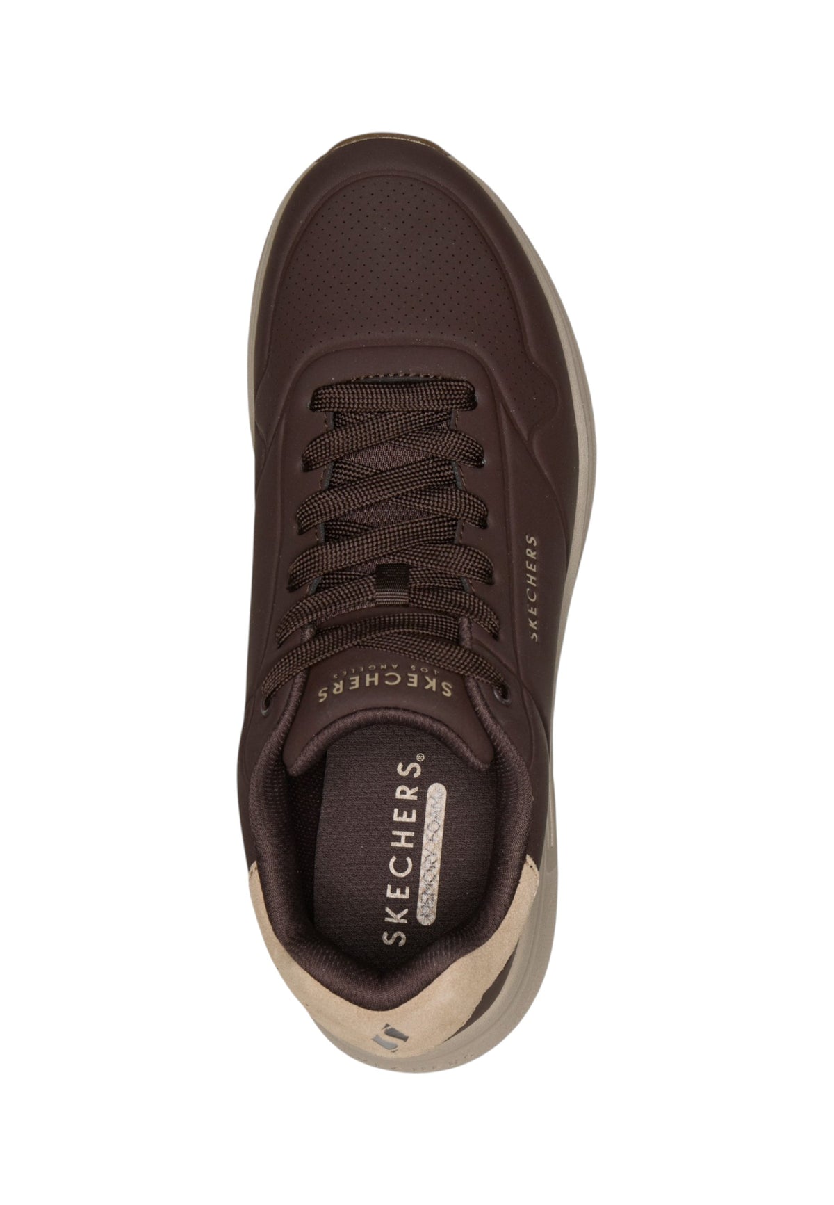 Sneakers Basse Uomo Skechers Memory Foam, Dettaglio scamosciato Uno Lite 2 183530