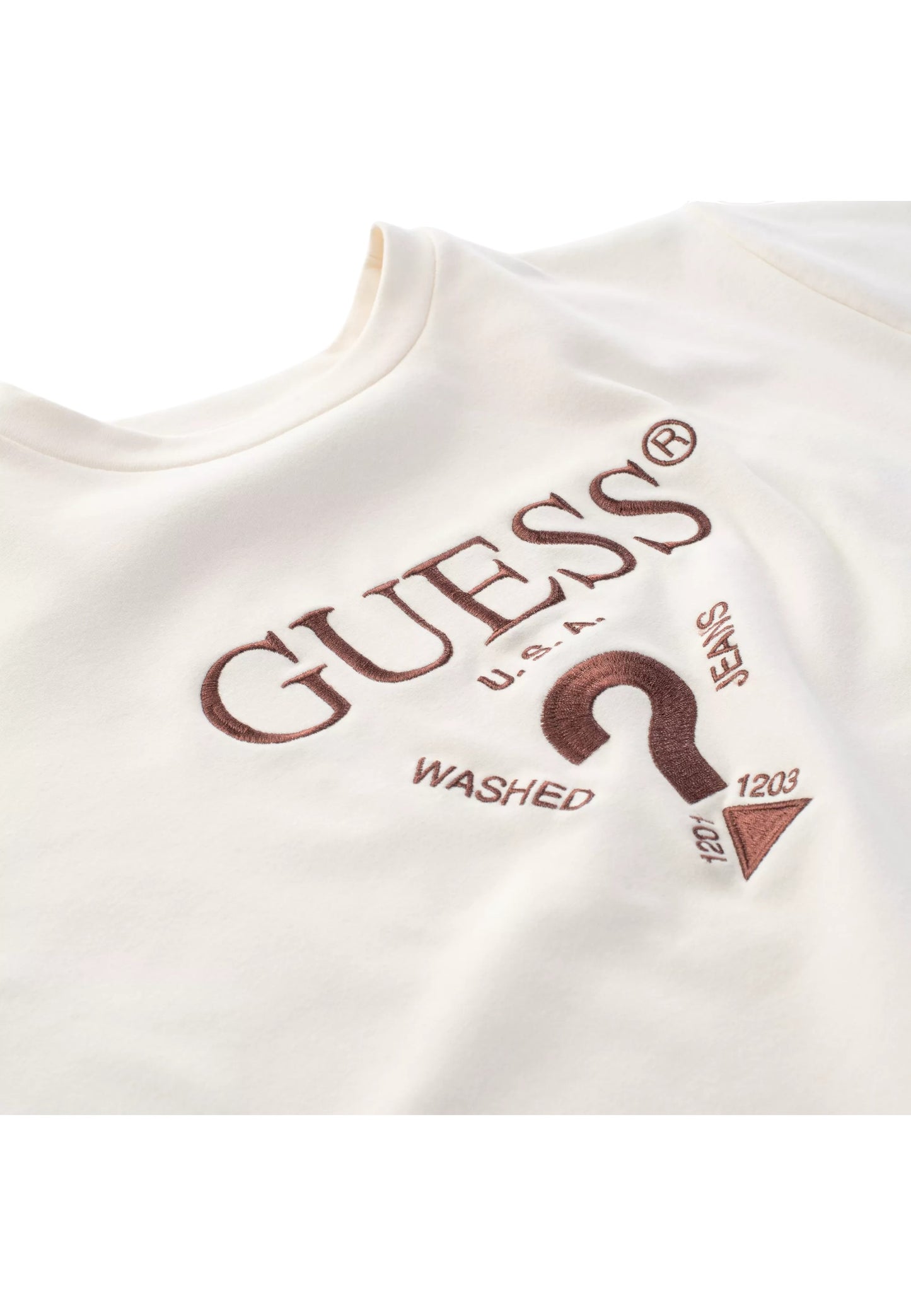 T-Shirt Manica Corta Donna Guess Crop Fabia V5BI01K1891