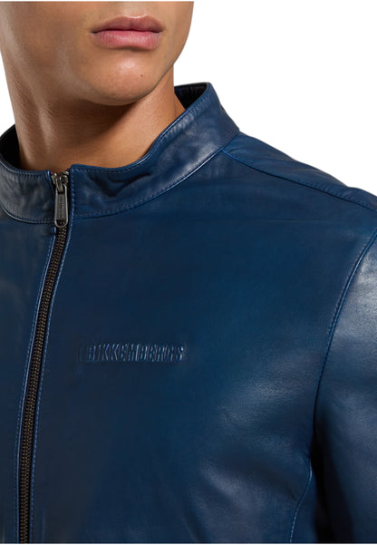 Giacca In Pelle Uomo Bikkembergs Biker