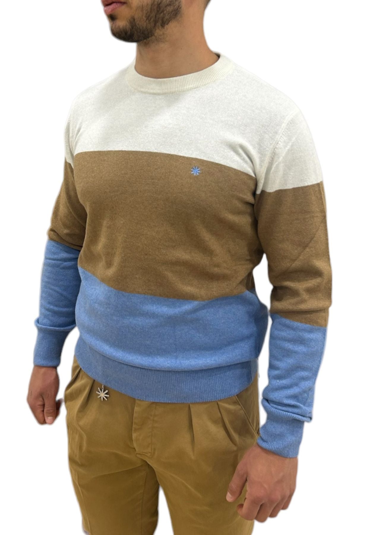 Maglione A Girocollo Uomo Manuel Ritz   3532M516233842