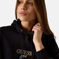 Felpa Con Cappuccio Donna Guess Cropped Gj Drop Shoulder Baker W6RQ00K68I4