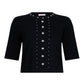 Top  Donna Liu Jo In Maglia Con Borchie Eco Line WA6092MS55N