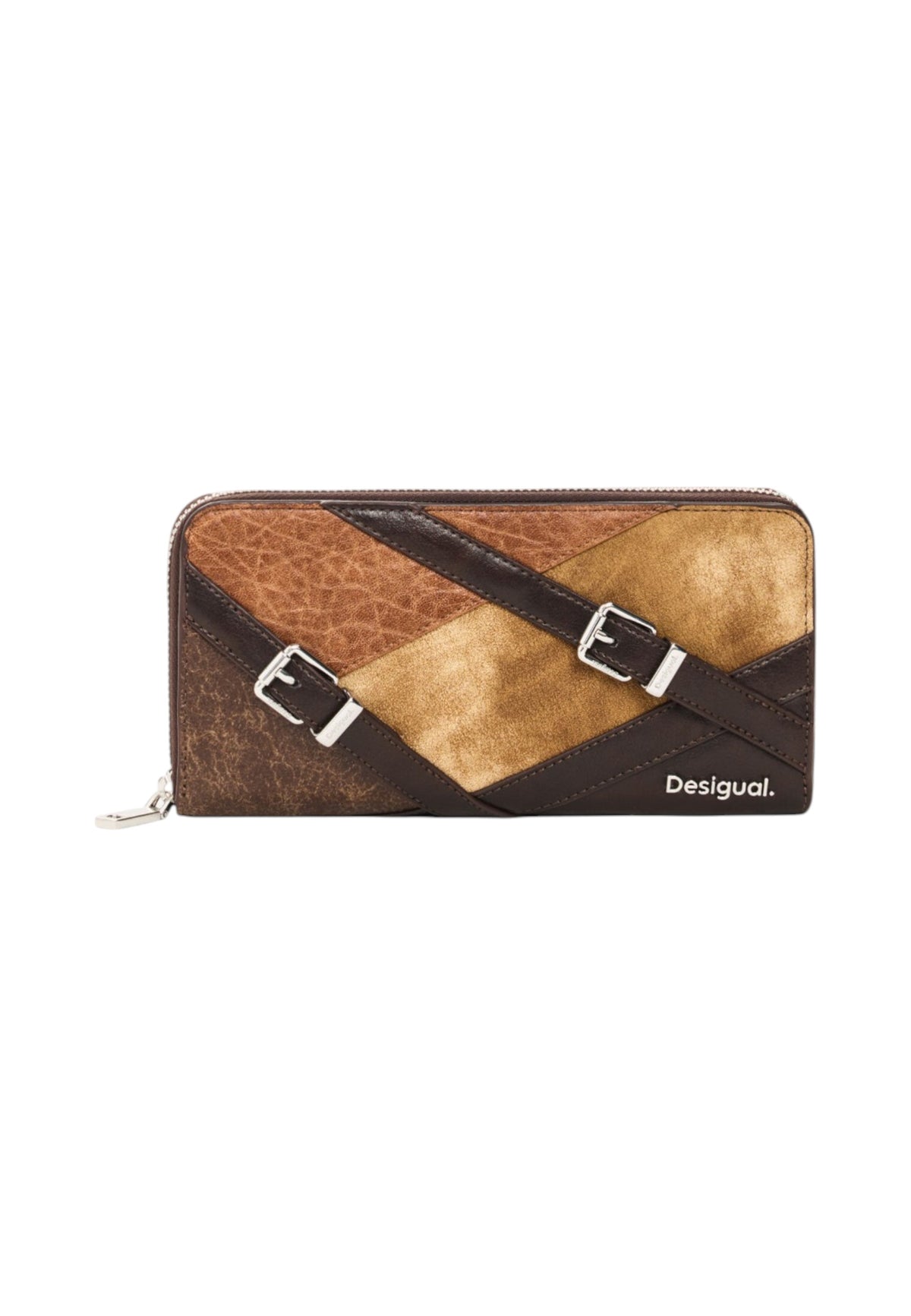 Portafoglio Con Zip Donna Desigual Effetto Pelle Aurea Fiona 26WAYP20