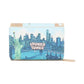 Portafoglio Con Patta Donna Braccialini Piccolo Con Stampa Duffy Duck New York Cartoline Lt LT260LT