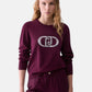 Maglione A Girocollo Donna Liu Jo Con Logo Gioiello LJ In Strass  TF6261MS63L