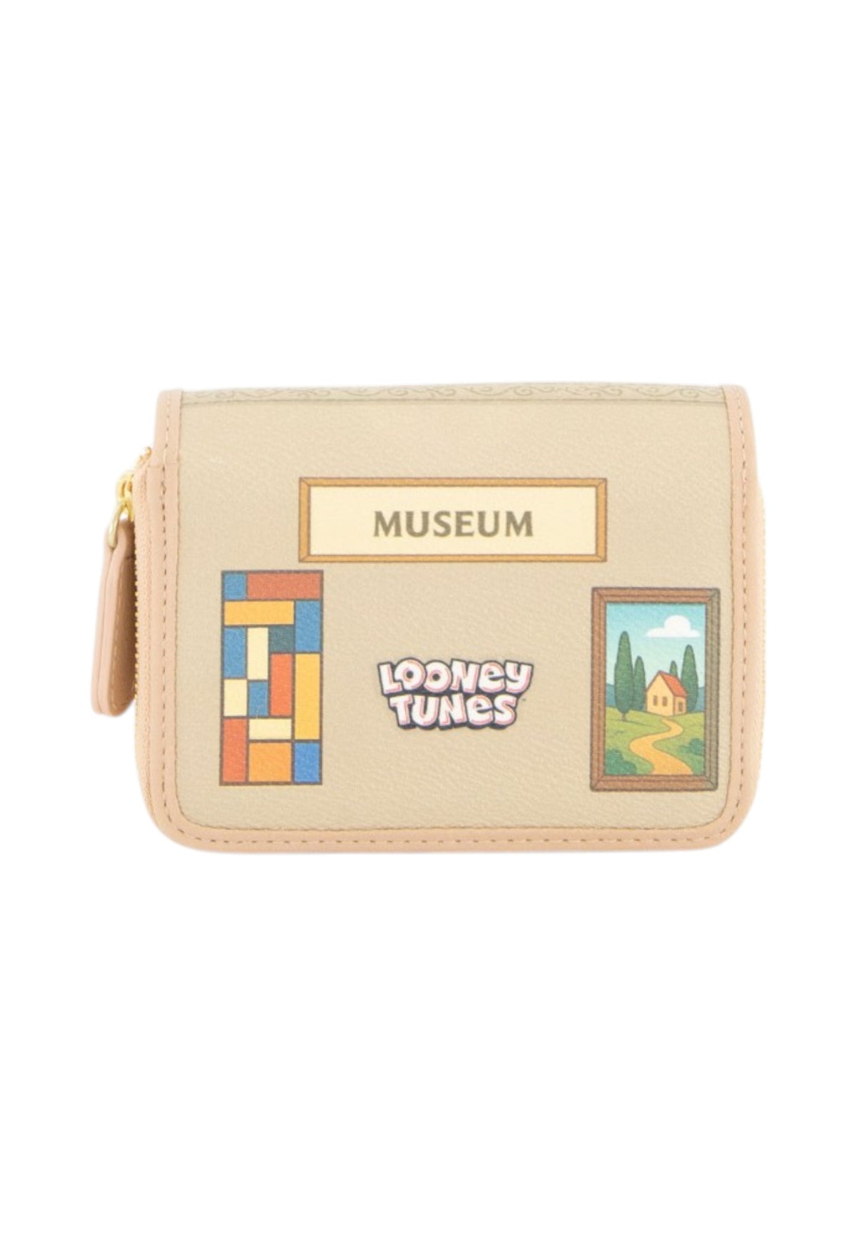 Portafoglio Con Zip Donna Braccialini Piccolo, Chiusura con zip, Stampa illustrata Looney Tunes, Dimensioni: 12 x 2.5 x 9 Cm Allround LT LT297LT