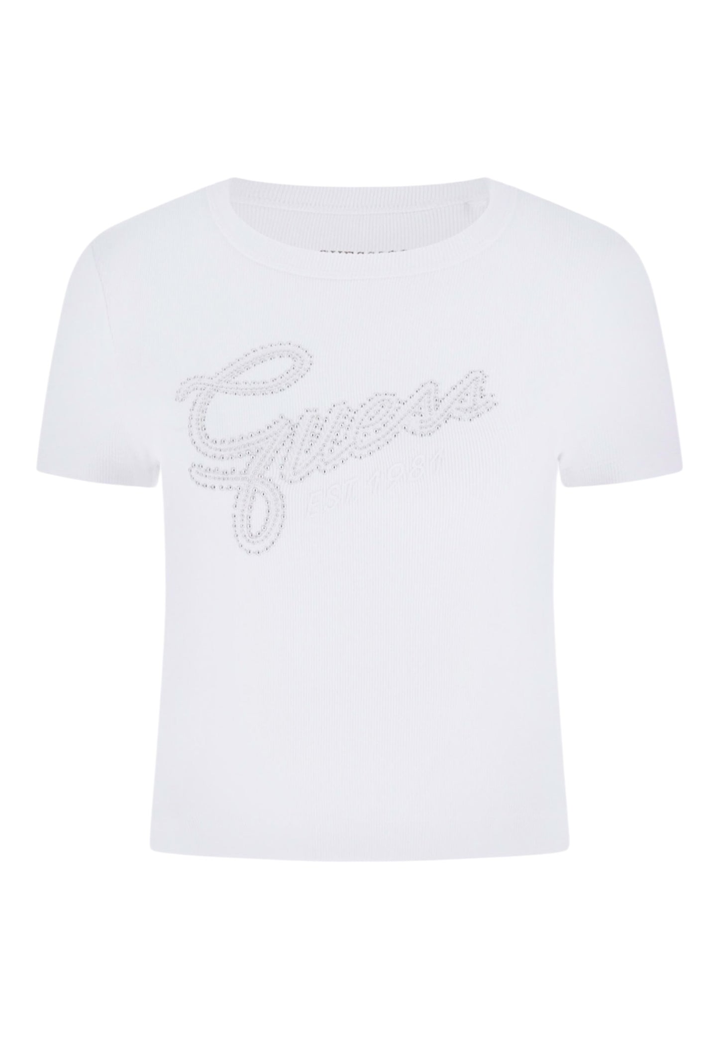 T-Shirt Manica Corta Donna Guess  Guess Studs Script W6RI22KA0H1