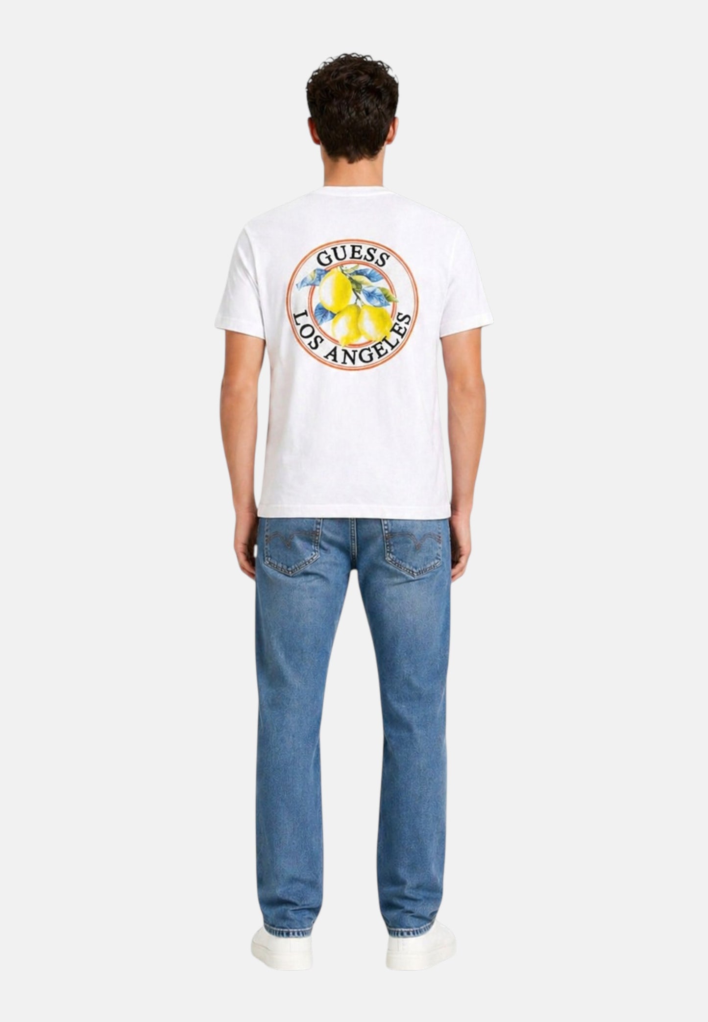 T-Shirt Manica Corta Uomo Guess  Lemon Circle M6GI19K3051