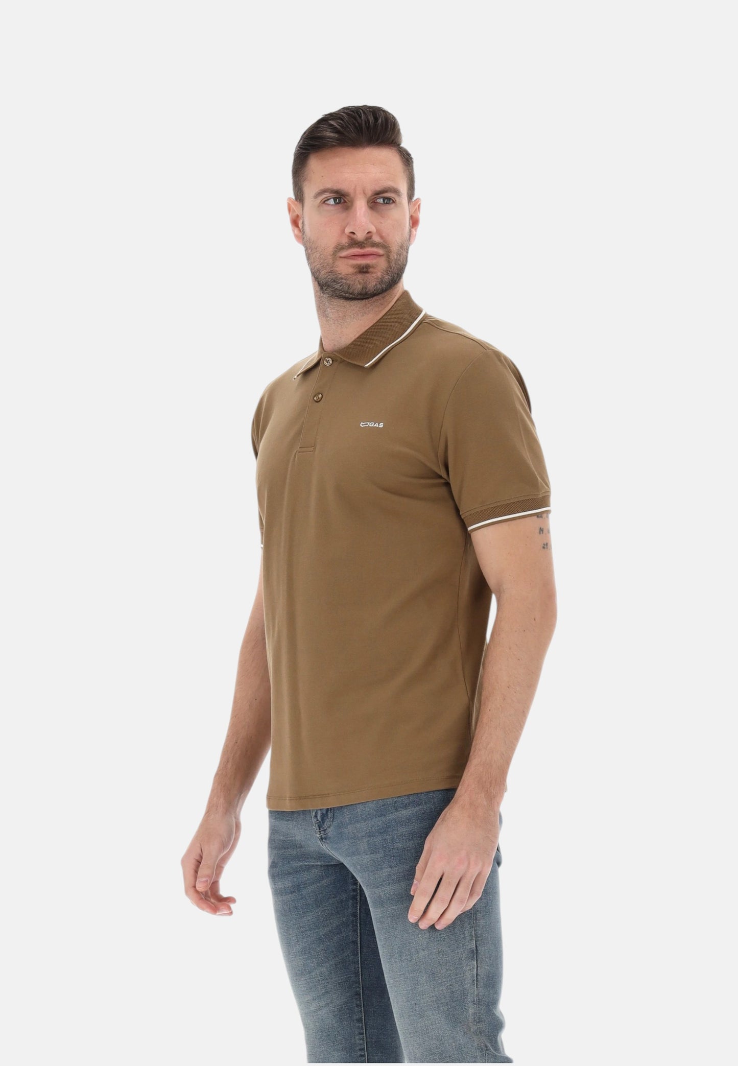 Polo Manica Corta Uomo Gas  Ralph/S Strip. 310437182888