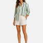 Camicia Manica lunga Donna Mc2 Saint Barth Beach Stripes Brigitte BRIG001