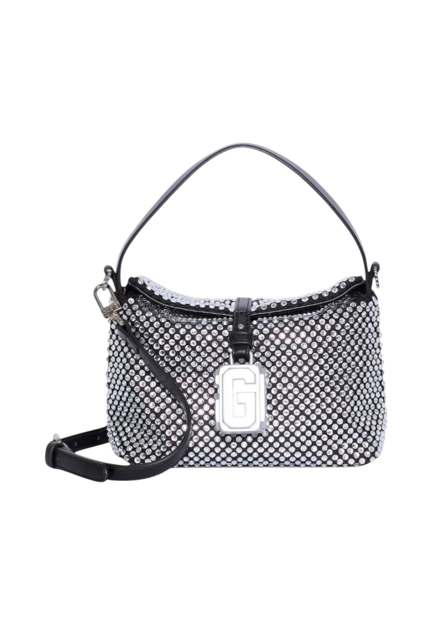 Borsa A Spalla Donna Gcds  Mini Comma Mesh Rhinestone GCDSMMC005