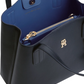Borsa A Mano Donna Tommy Hilfiger Mini Satchel Th Icon AW0AW18722