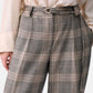 Pantaloni  Donna Liu Jo Palazzo Principe di Galles Con Cintura  CF6080T859A