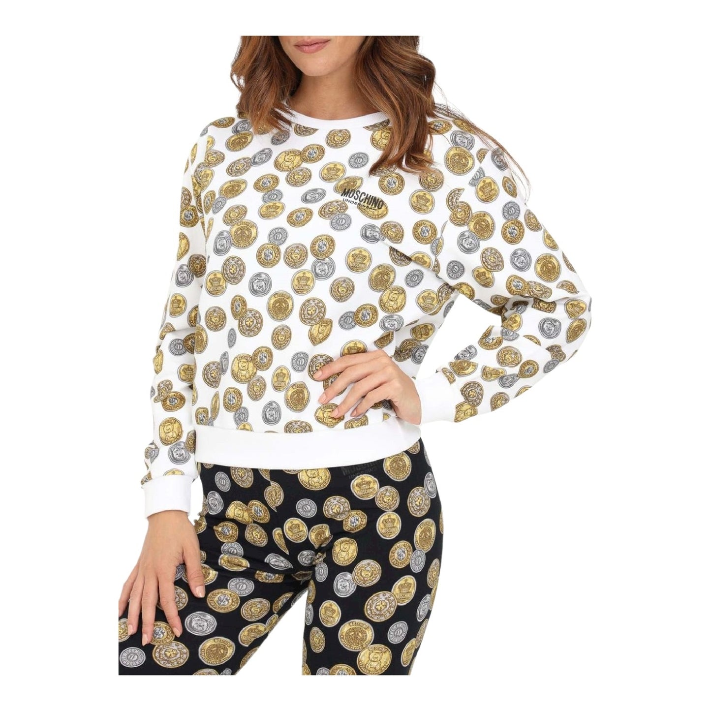 Felpa A Girocollo Donna Moschino   222ZUA1719