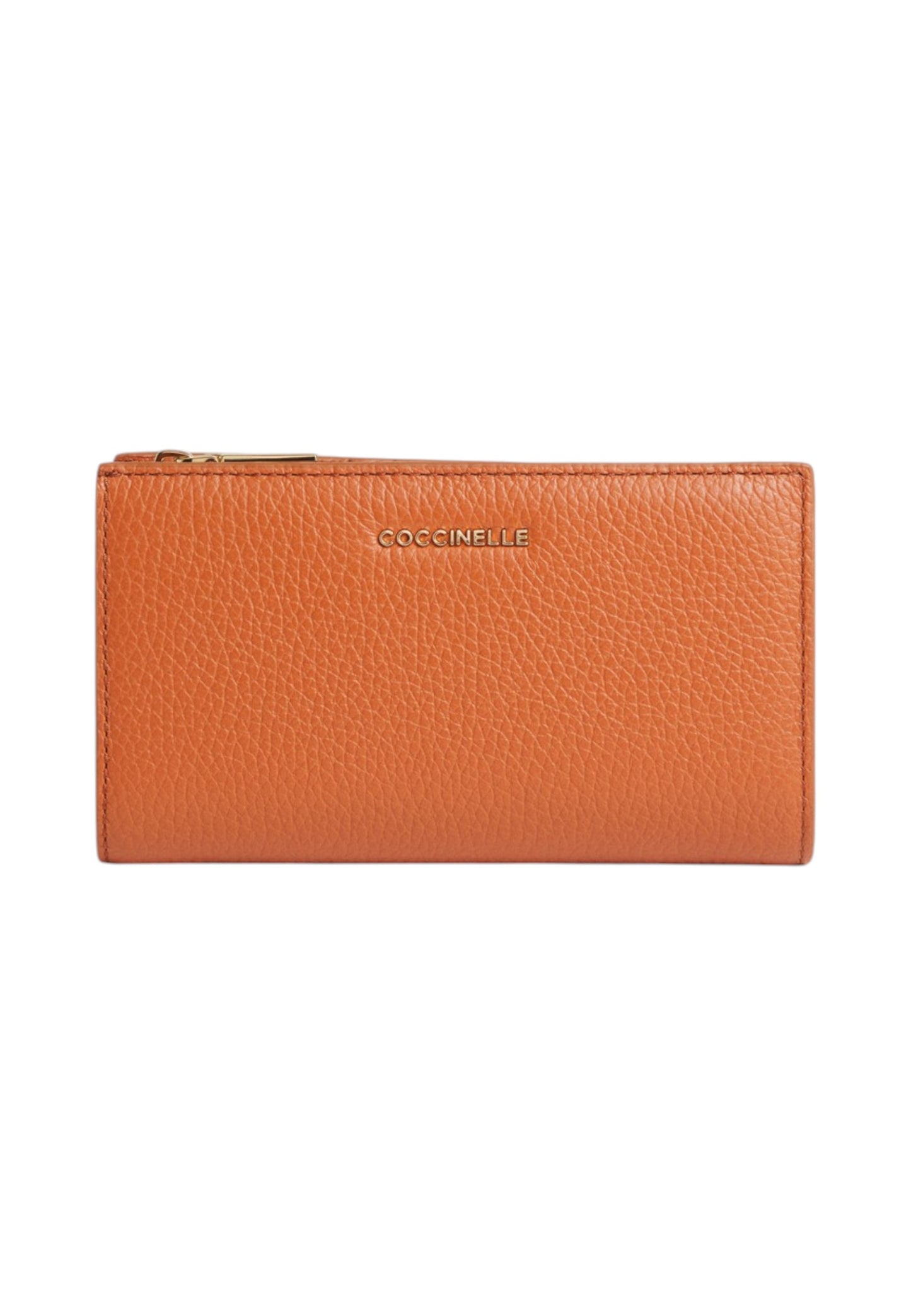 Portafoglio Con Patta Donna Coccinelle In Pelle Martellata Metallic Soft Large E2MW511F101
