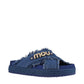 Sandali  Donna Mou  Criss-cross sandal denim