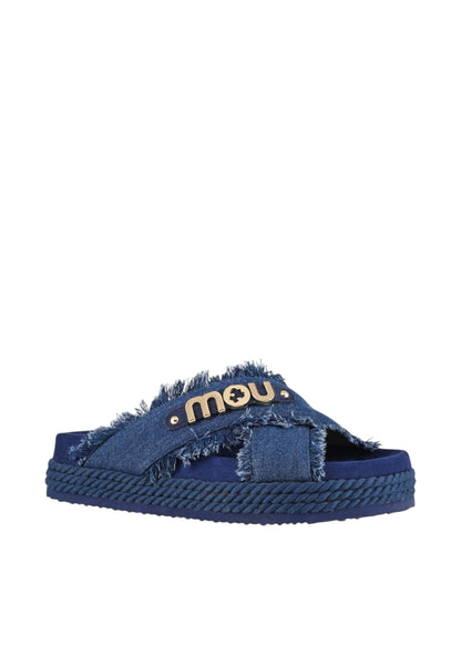Sandali  Donna Mou  Criss-cross sandal denim