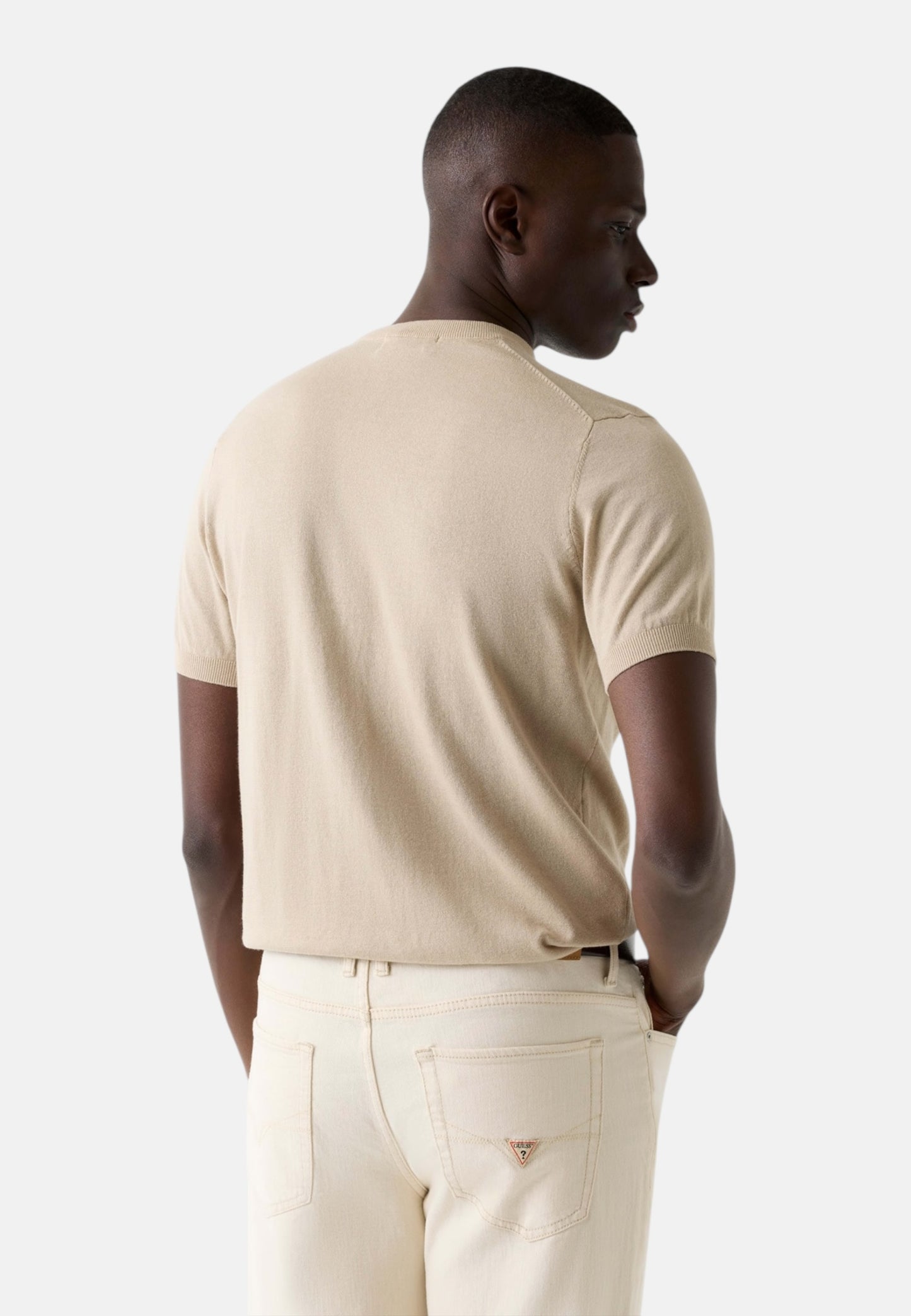 Maglia A Girocollo Uomo Guess Manica Corta Lewis M6GR03Z0556