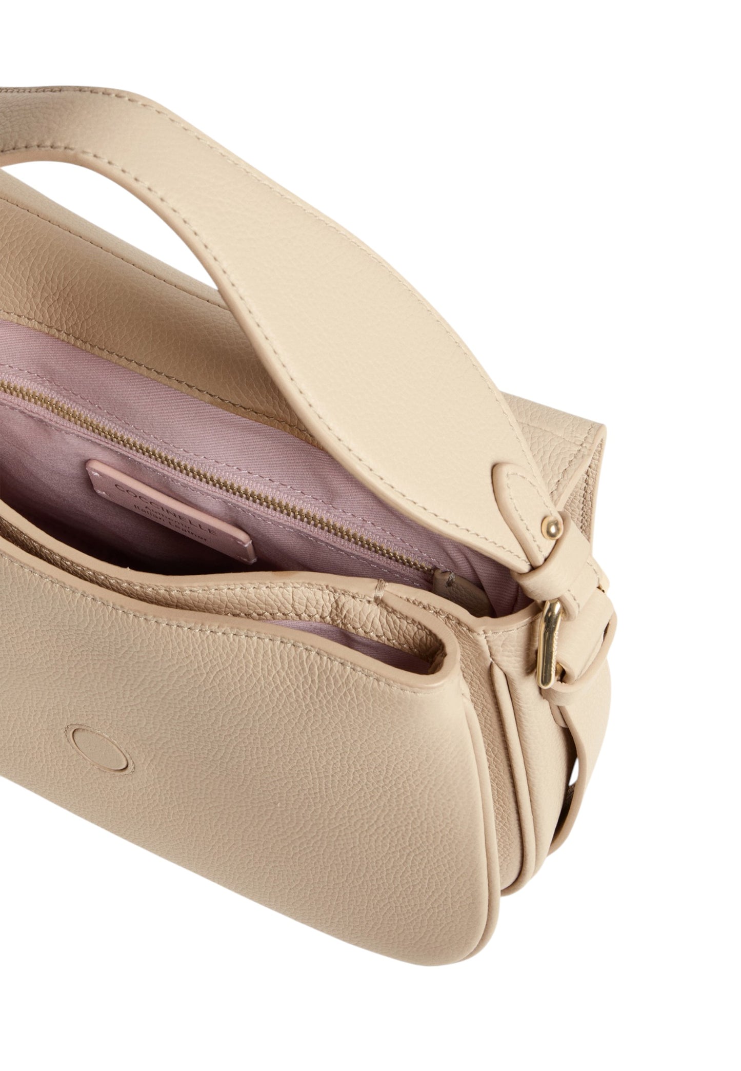 Borsa A Tracolla Donna Coccinelle In Pelle Martellata Fine Coccinelle Mavery Medium E1U7F180101