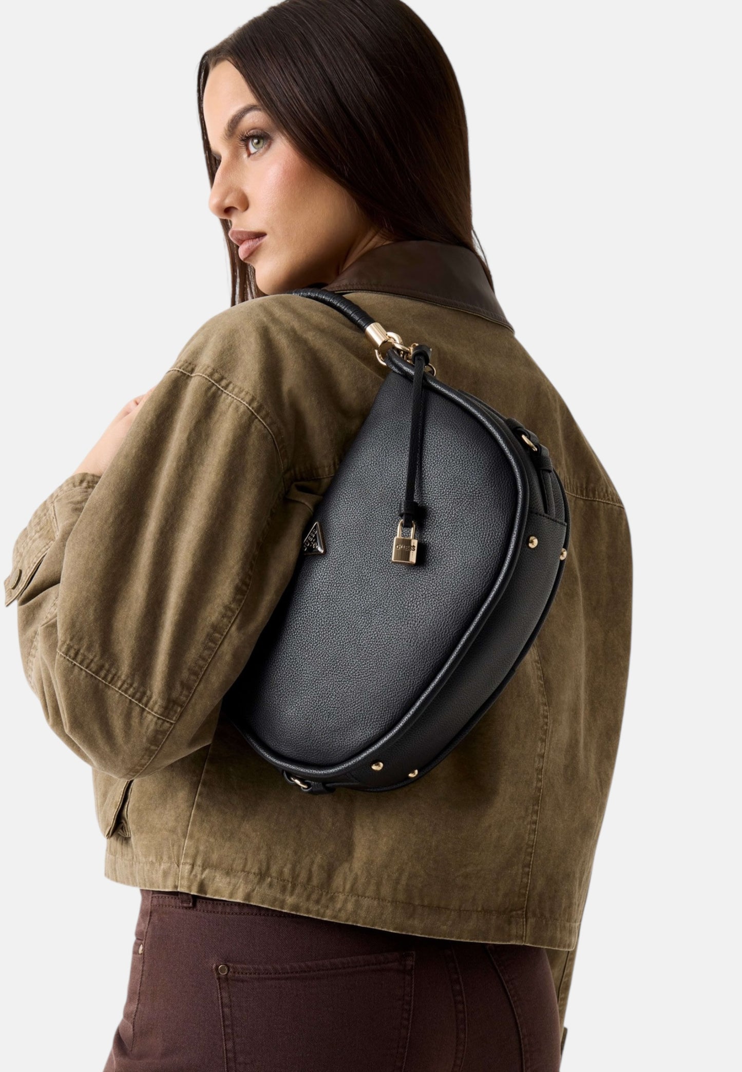 Borsa A Spalla Donna Guess Hobo Shoulder Bag Danya HWBG9918010